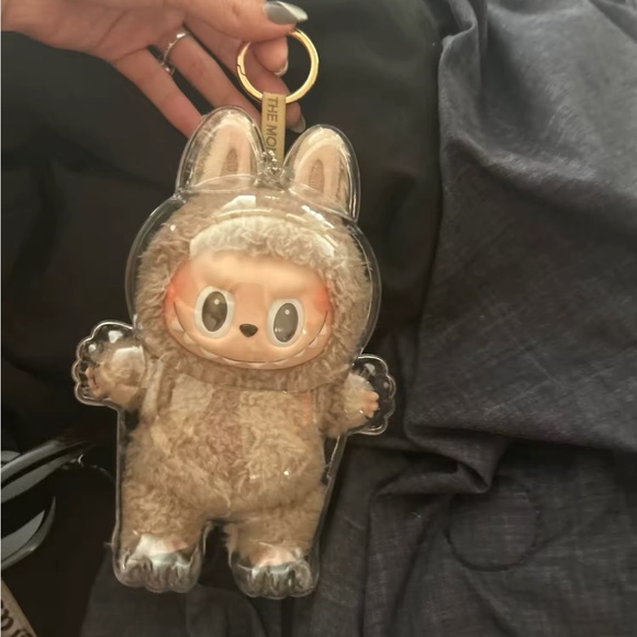 Pop Mart The Monsters Exciting Macaron Labubu Protective Cover Case Keychain - Picture 5 of 14